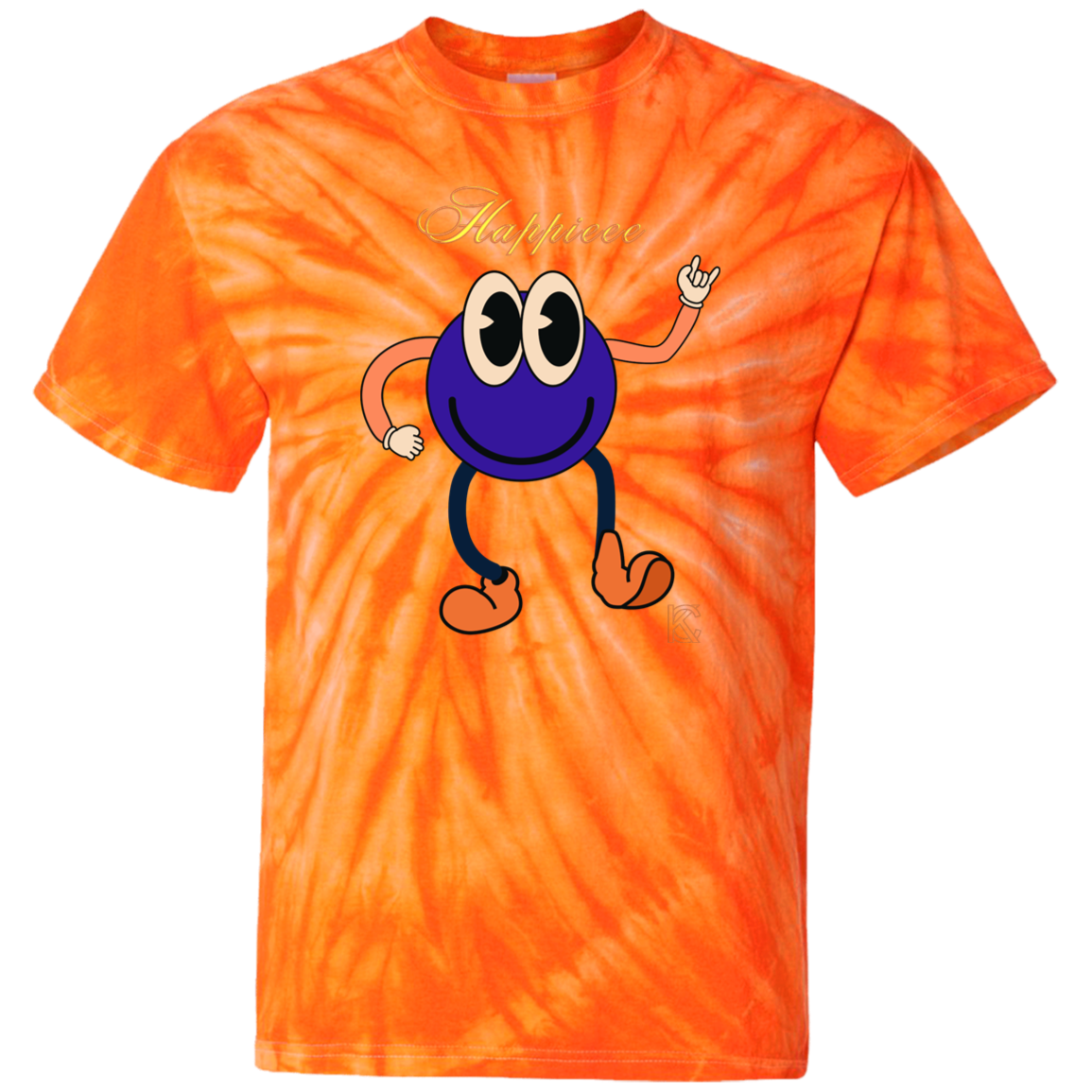 Happieee 100% Cotton Tie Dye T-Shirt