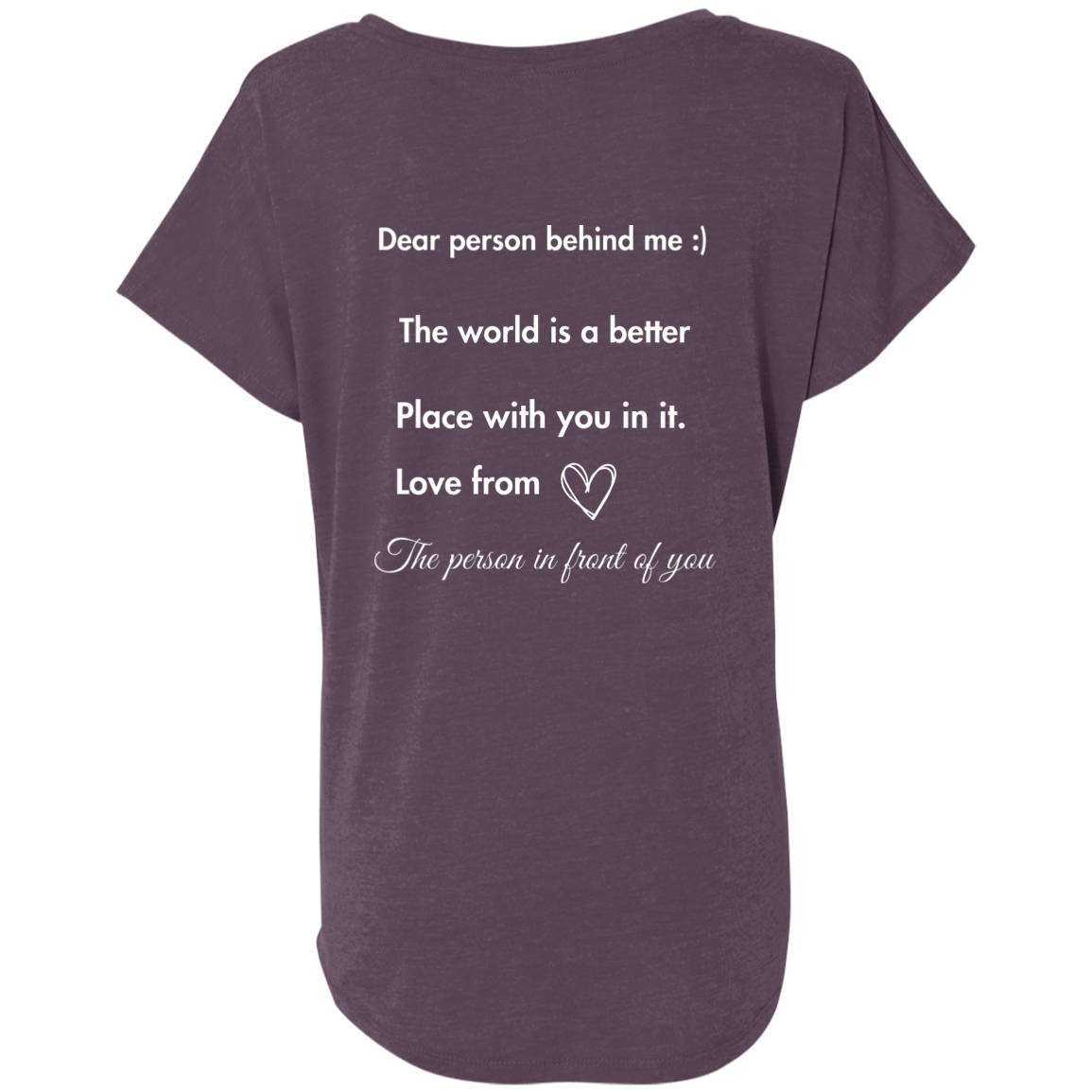 You Are Enough Triblend Dolman Sleeve