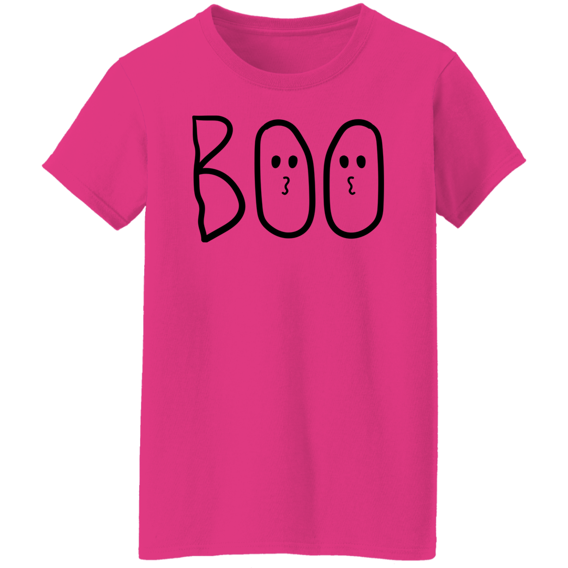Boo Creepy Ladies T-Shirt