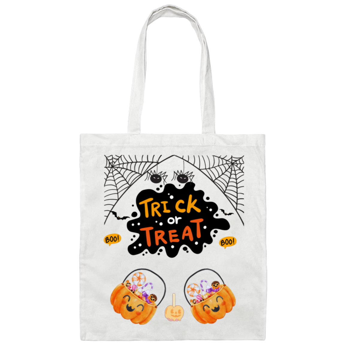 Trick or Treat Canvas Tote Bag