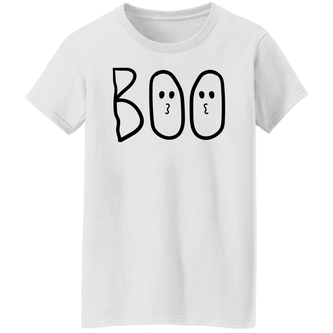 Boo Creepy Ladies T-Shirt