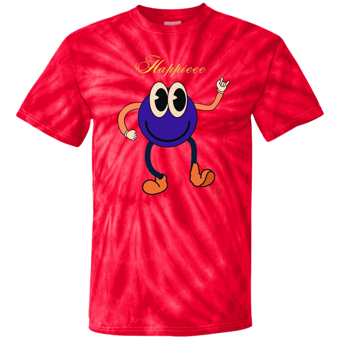 Happieee 100% Cotton Tie Dye T-Shirt