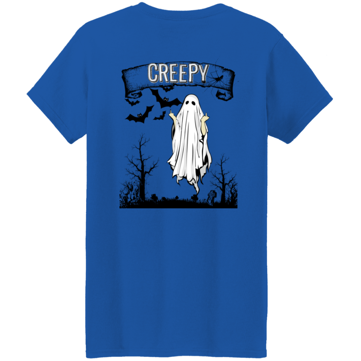 Boo Creepy Ladies T-Shirt