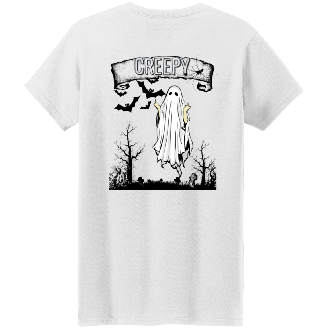 Boo Creepy Ladies T-Shirt