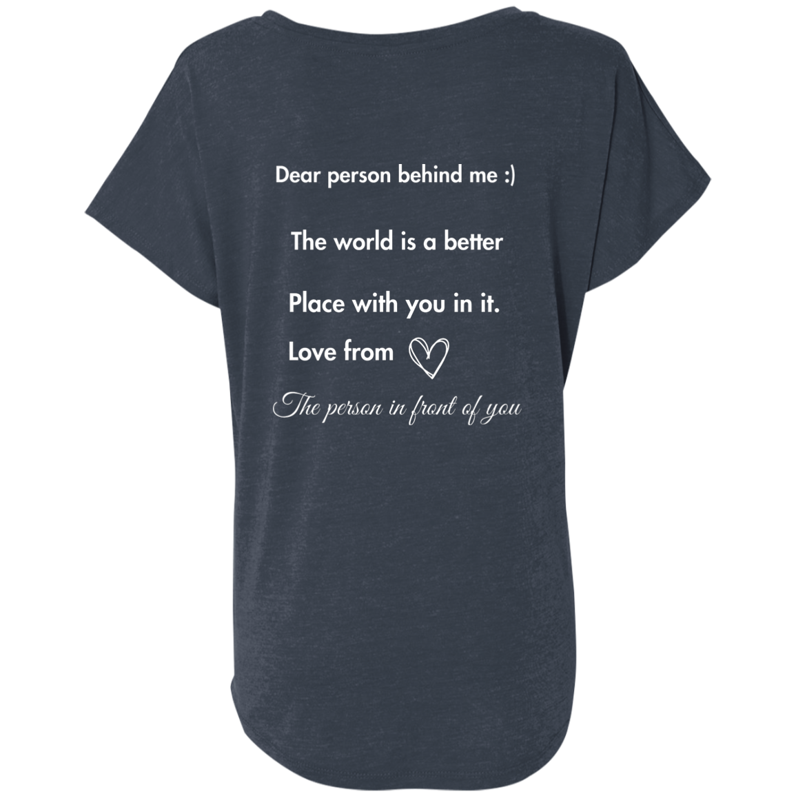 You Are Enough Triblend Dolman Sleeve