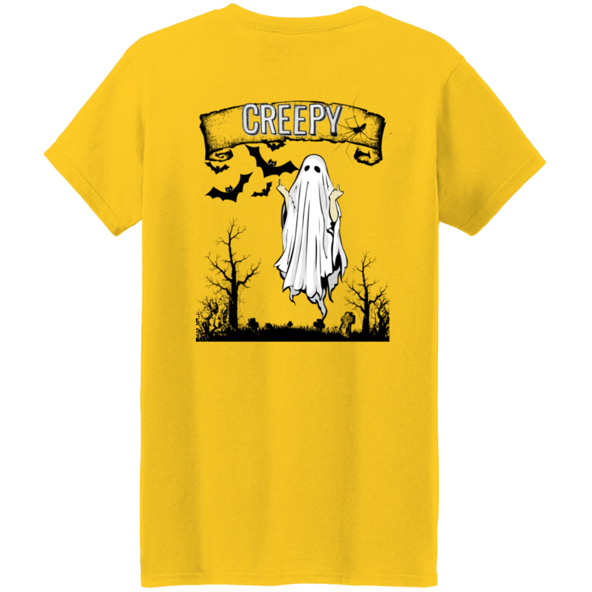 Boo Creepy Ladies T-Shirt