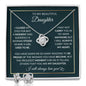My Daughter | Love Knot Earring & Necklace Set