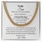 CUBAN LINK CHAIN | TO MY SON | LOVE MOM