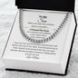 CUBAN LINK CHAIN | TO MY SON | LOVE MOM