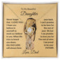 To My Daughter | Love Knot Necklace | (Yellow & White Variant)