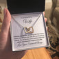 To My Beautiful Wife | Interlocking Hearts Necklace