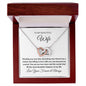 To My Beautiful Wife | Interlocking Hearts Necklace