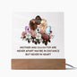 Mother & Daughter | Square Acrylic Plaque