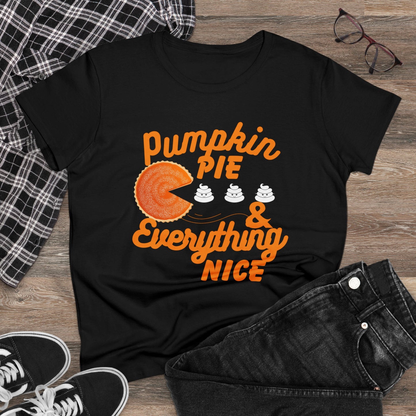 Women's Pumpkin Spice & Everything Nice | Midweight Cotton Tee