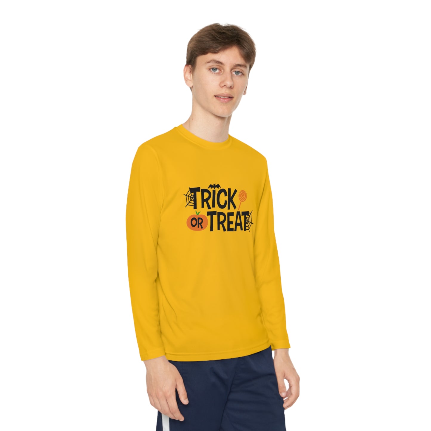 Youth Long Sleeve Trick Or Treat Tee