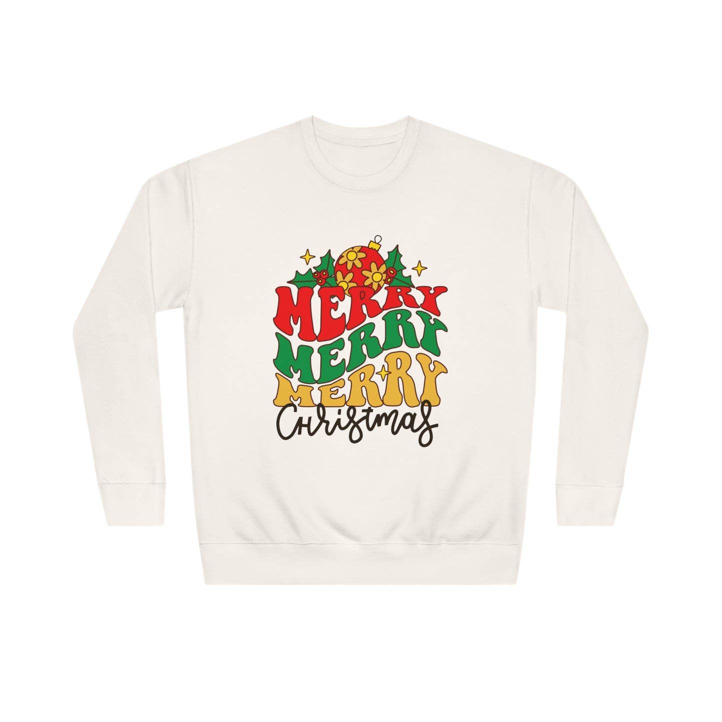 Unisex Merry Christmas Crew Sweatshirt