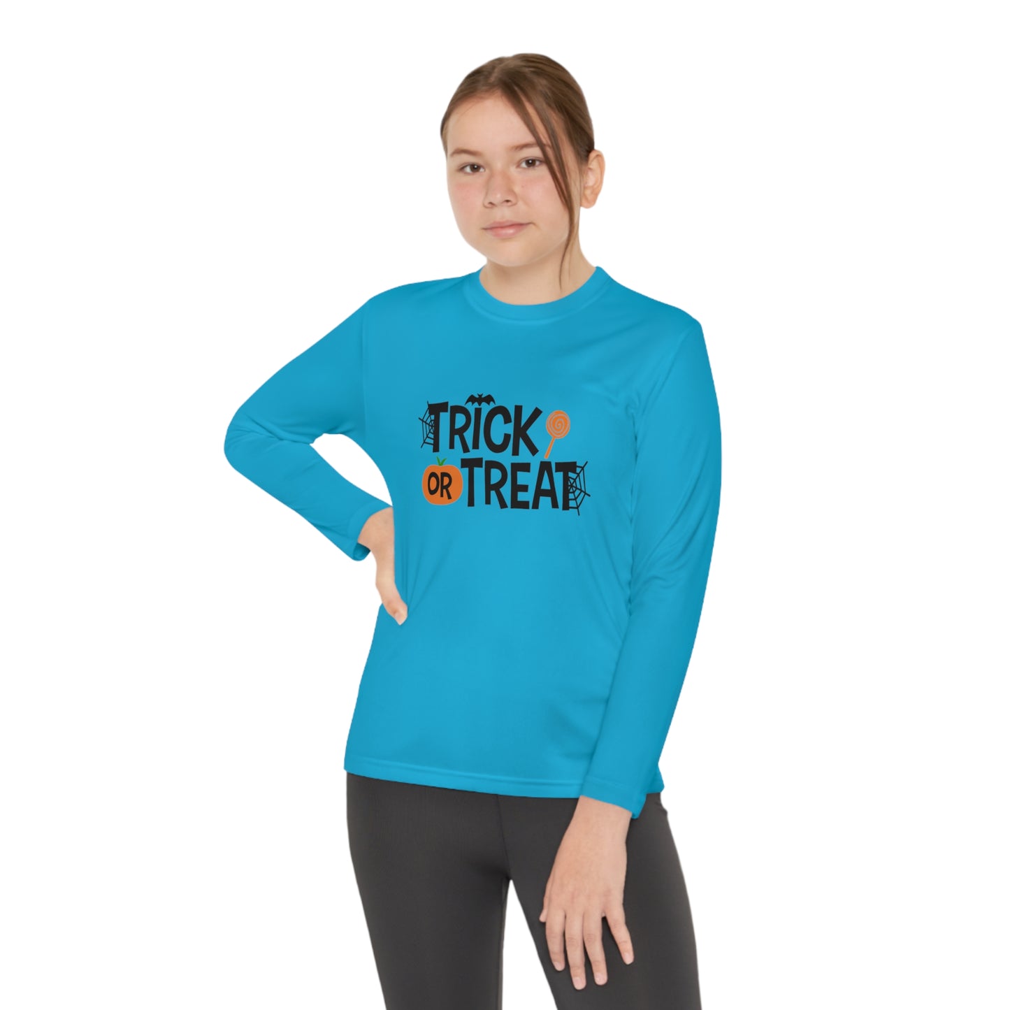 Youth Long Sleeve Trick Or Treat Tee
