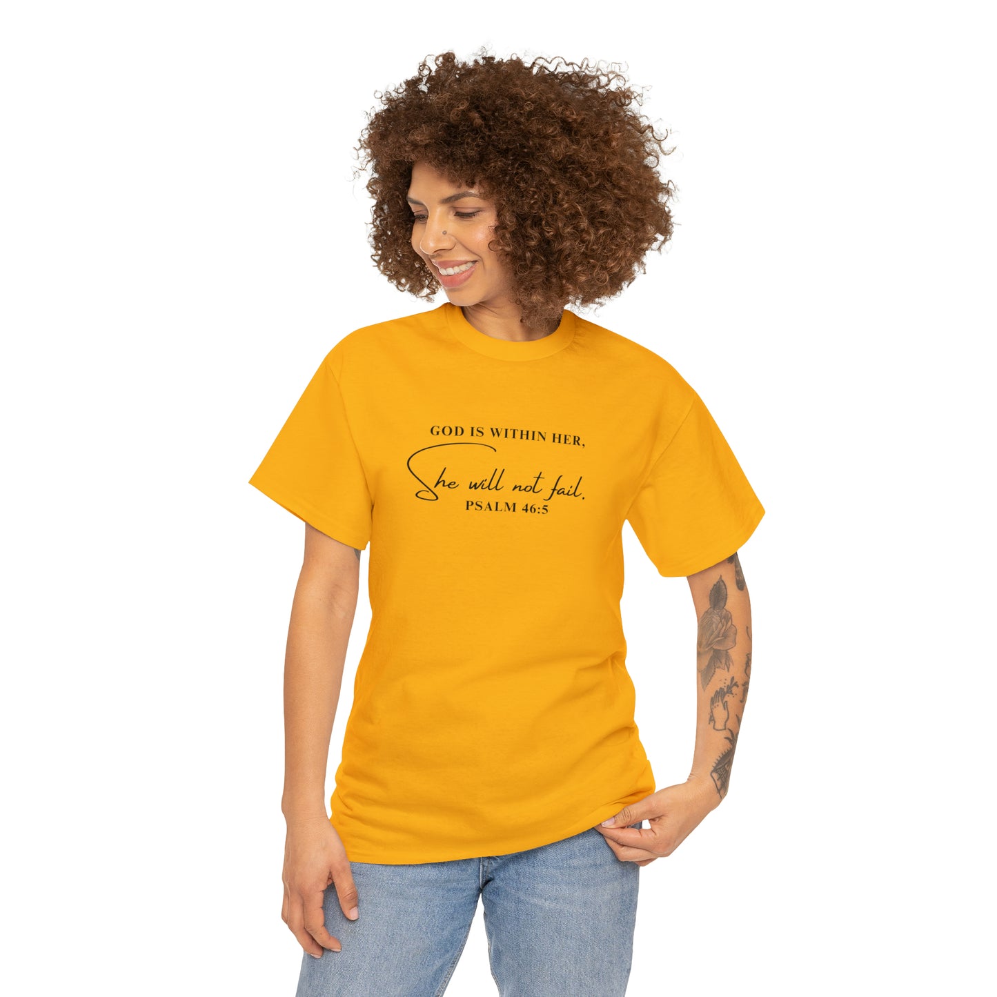 God Is Within Her | Cotton Tee