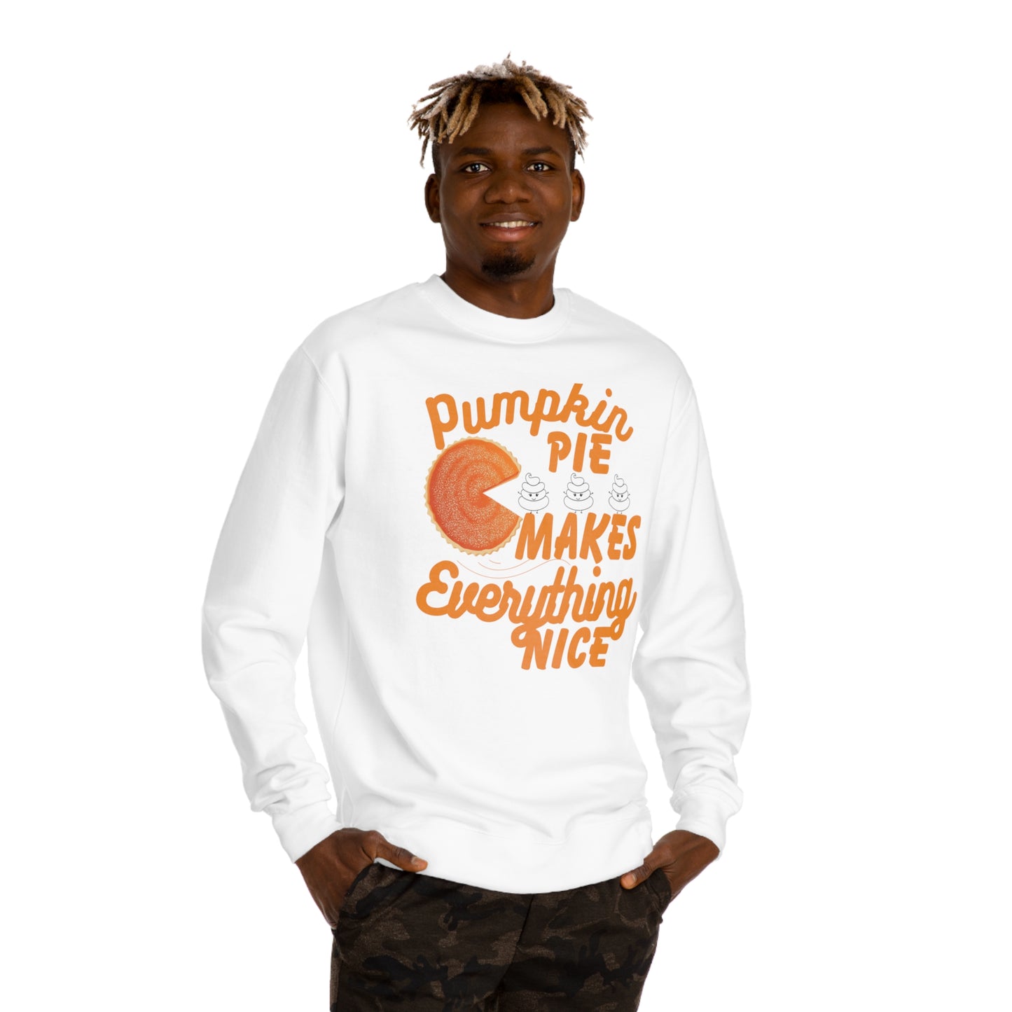 Unisex | Pumpkin Spice Maks Everything Nice | Crew Neck Sweatshirt |