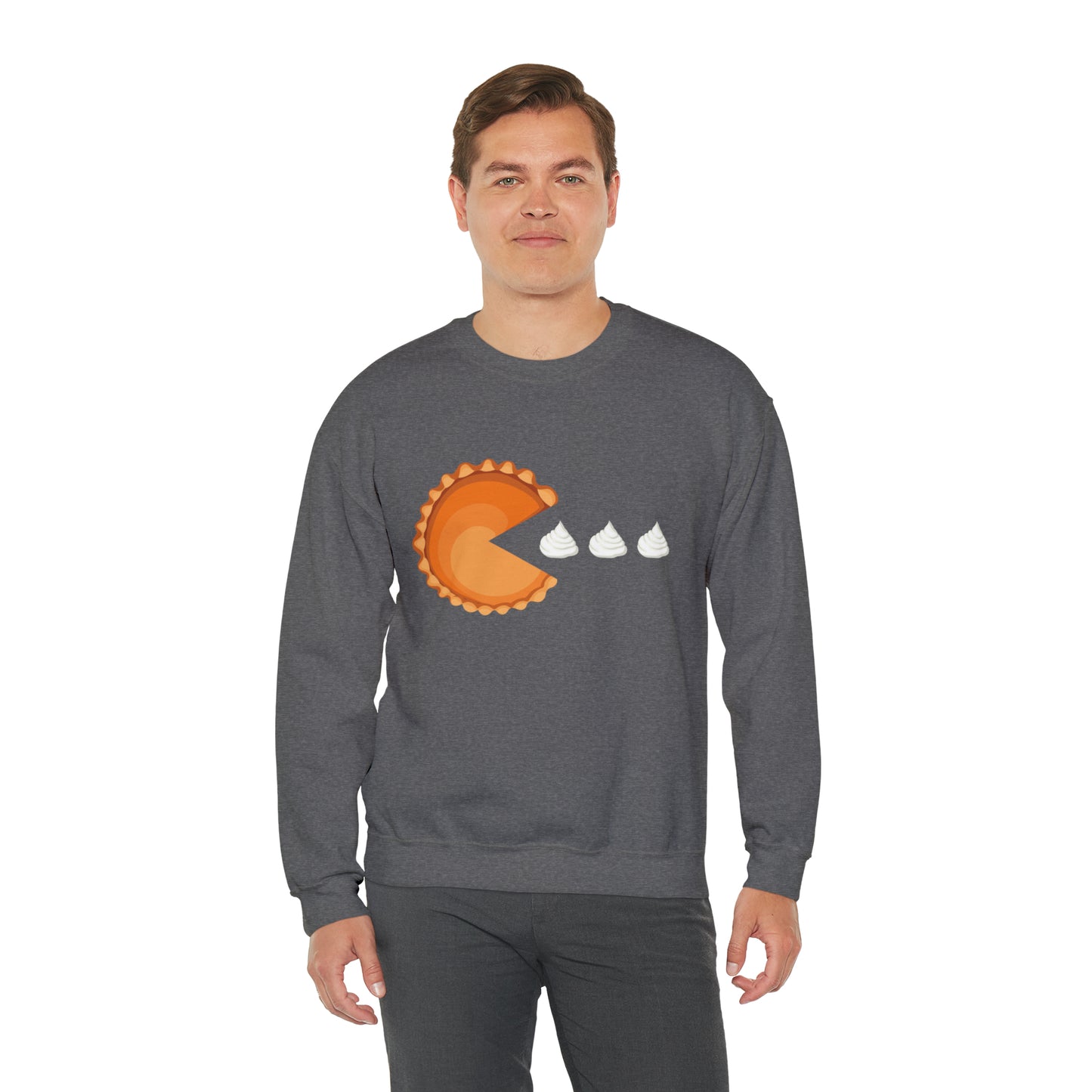 Here For The Pie| Crewneck Sweatshirt | Funny Men Fall Sweatshirt