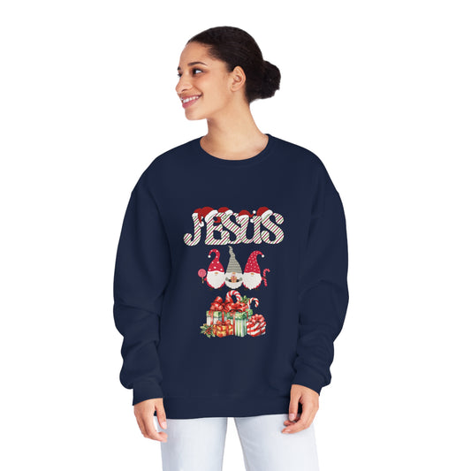 Jesus & Three Wisemen With Gifts| NuBlend® Crewneck Sweatshirt
