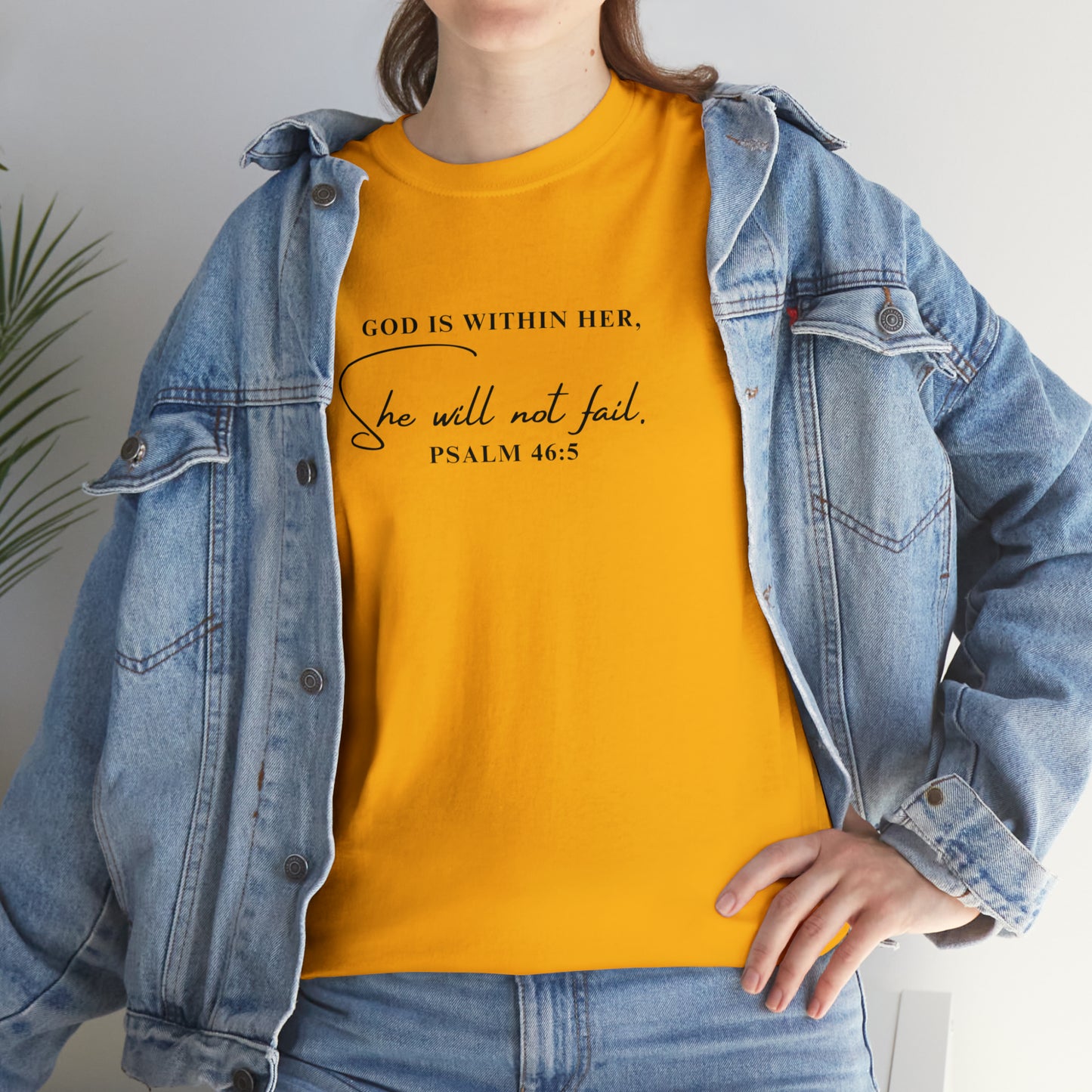 God Is Within Her | Cotton Tee