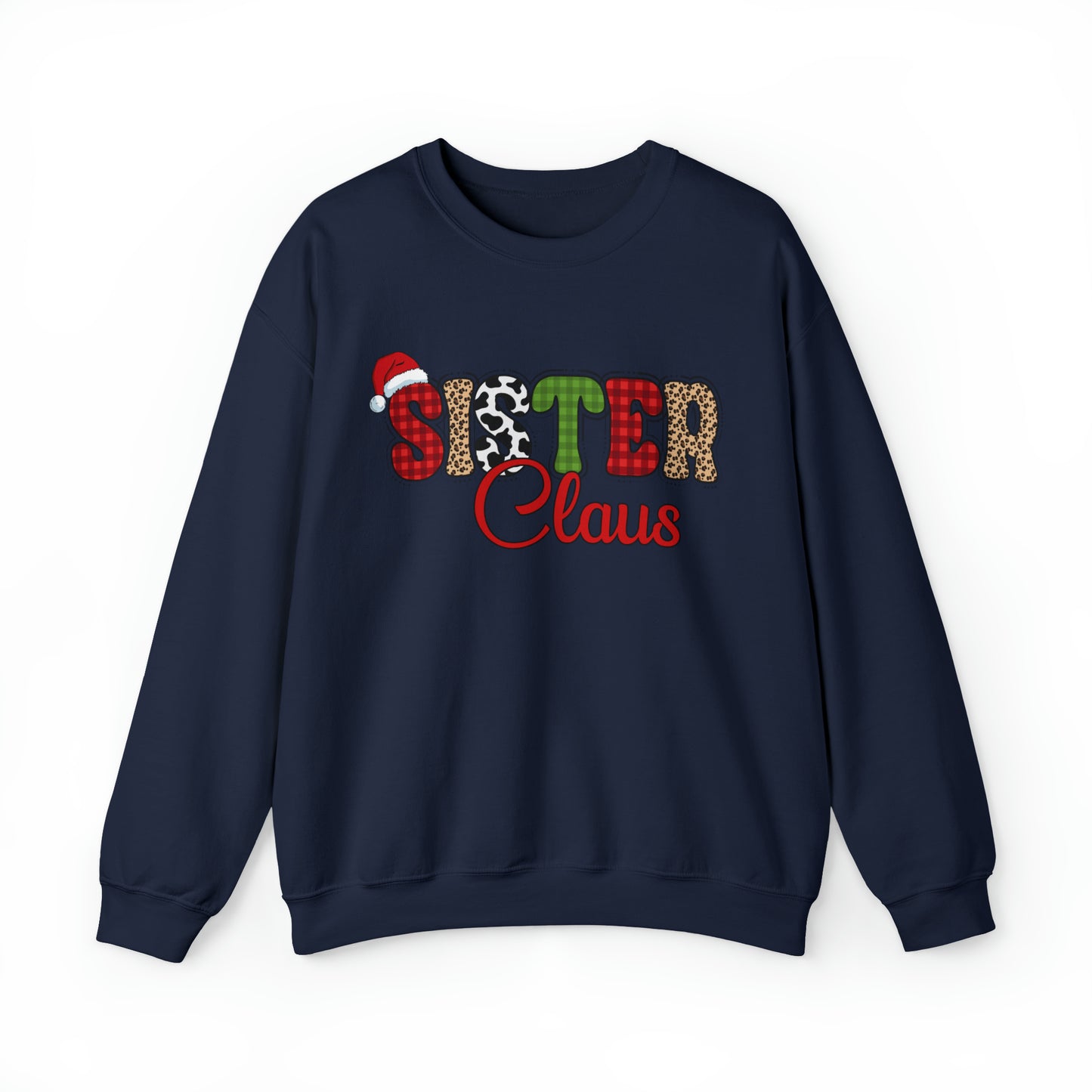 Sister Claus Crewneck Sweatshirt | Christmas Sweatshirt | Christmas Family Sweatshirt