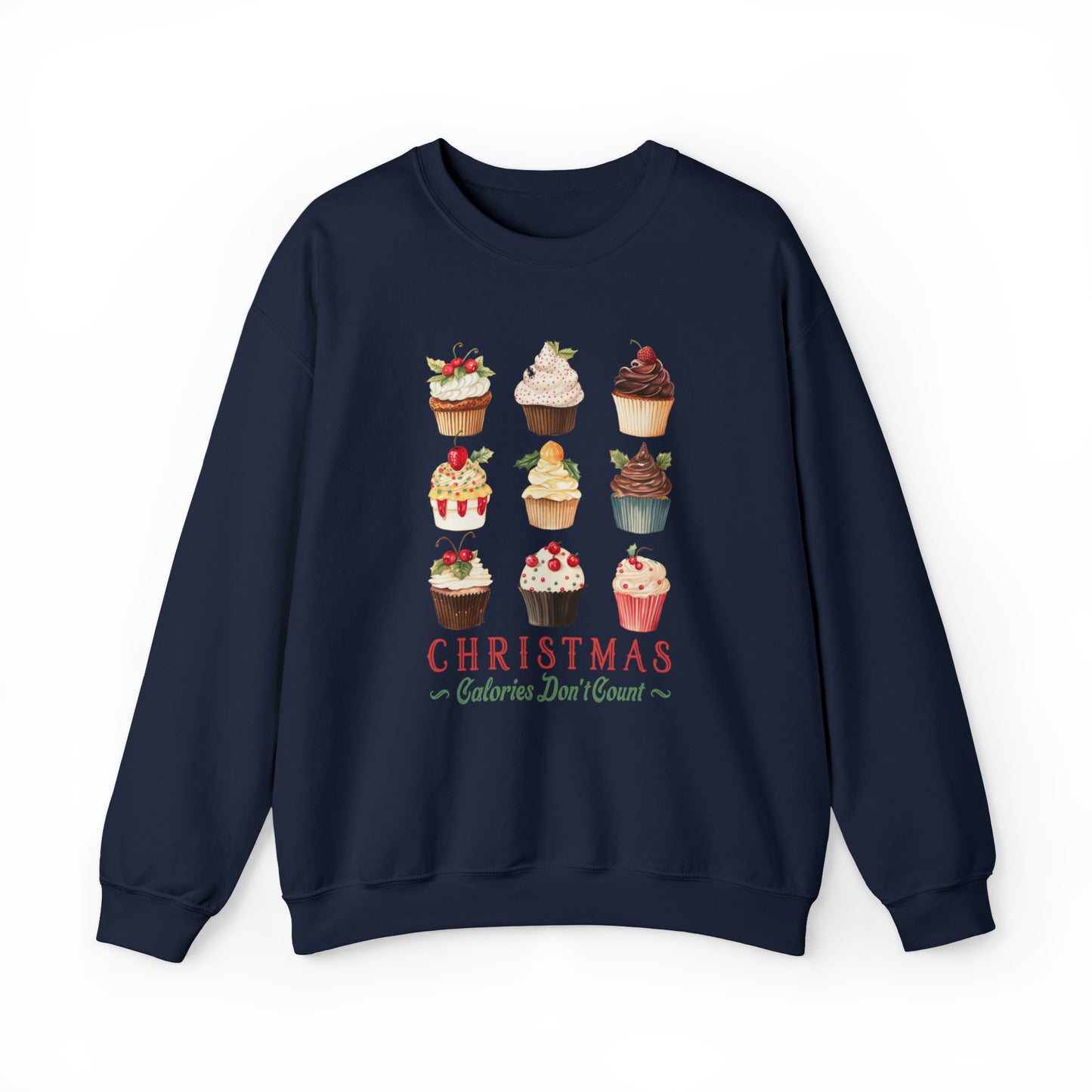 Christmas Calories Don't Count | Christmas Crewneck Sweatshirt | Unisex Sizing