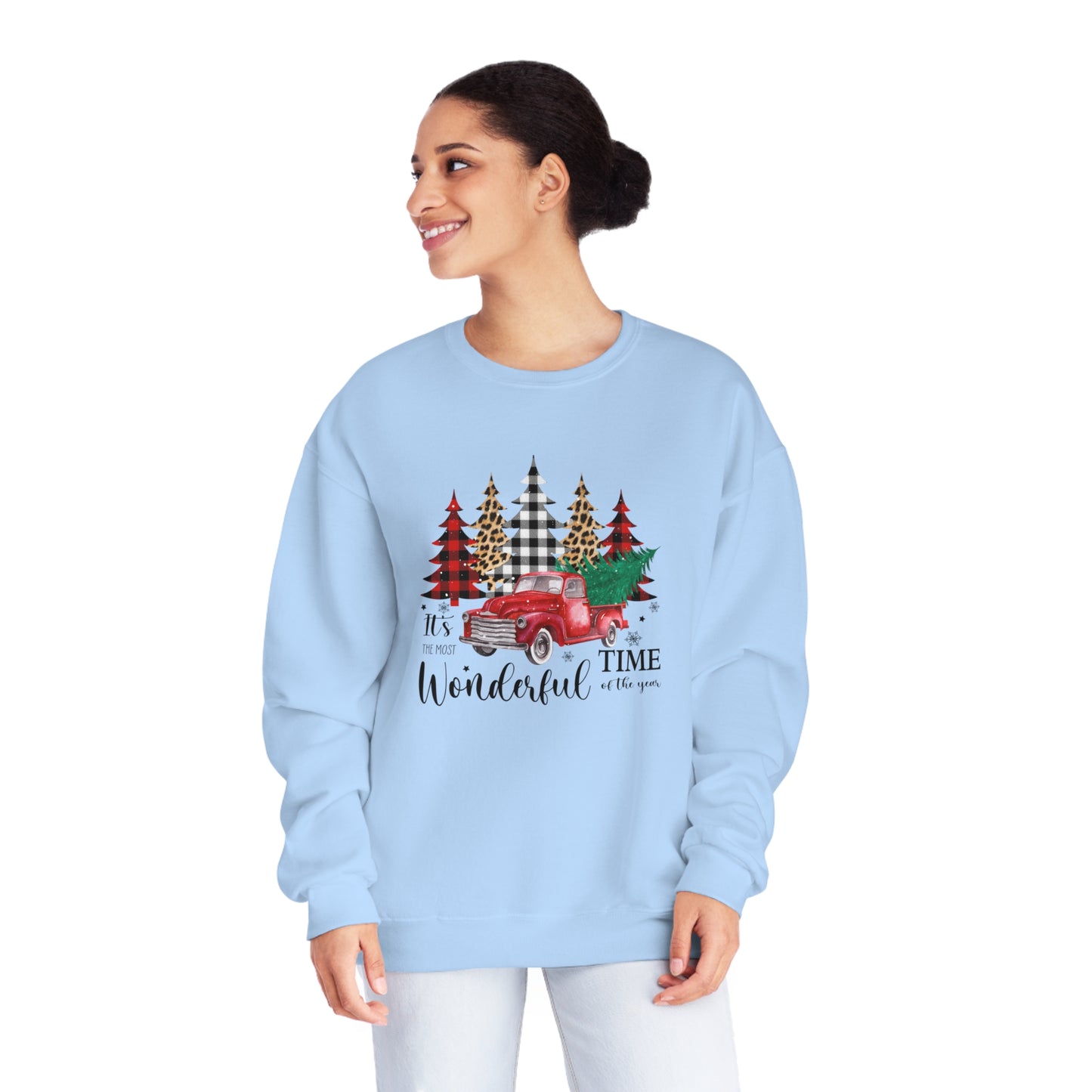 It's The Most Wonderful Time Of The Year | Crewneck Sweatshirt | Most Favorite Christmas Sweatshirt