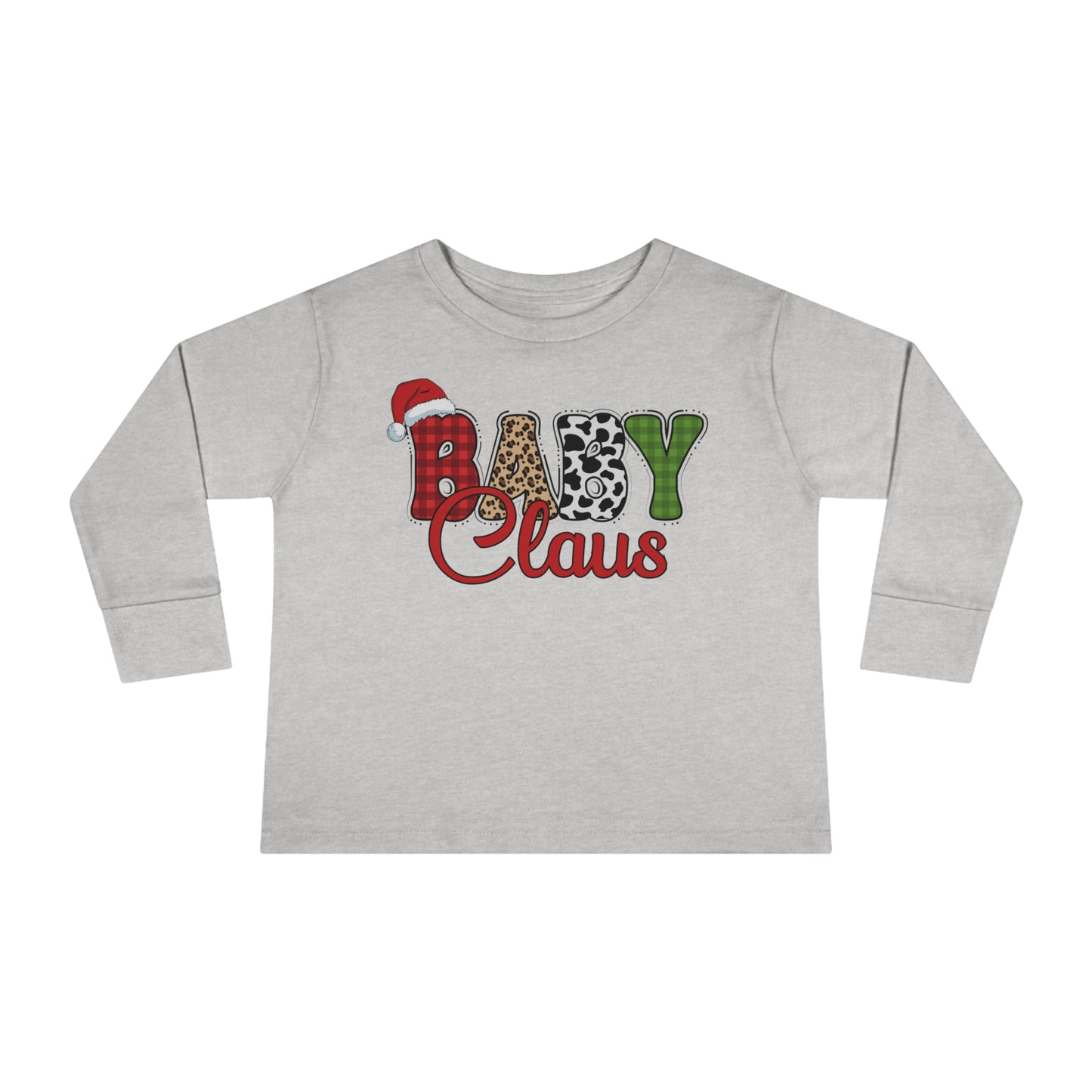 Baby Claus Toddler Christmas Long Sleeve Tee