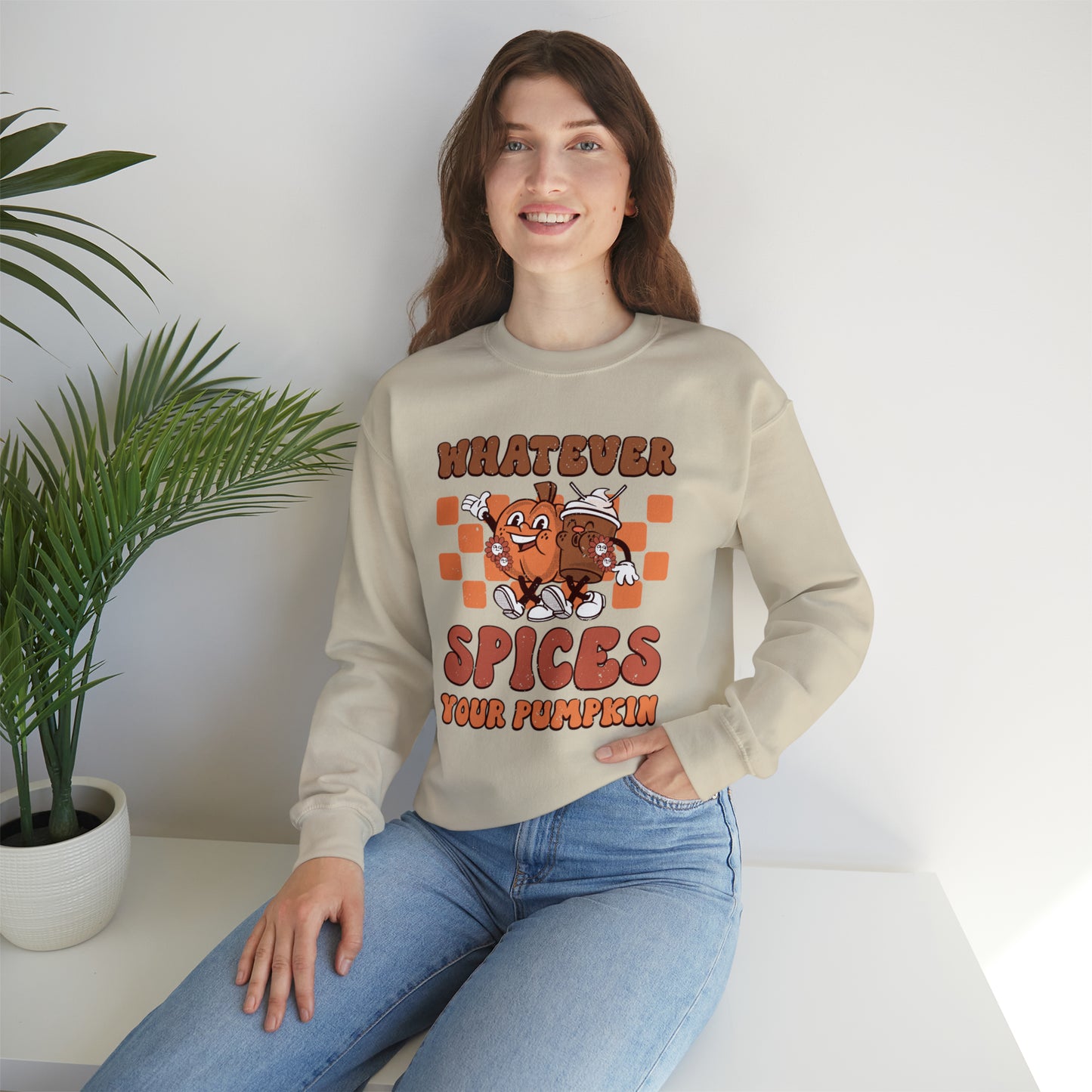 Whatever Spices Your Pumpkin | Unisex Crewneck Sweatshirt