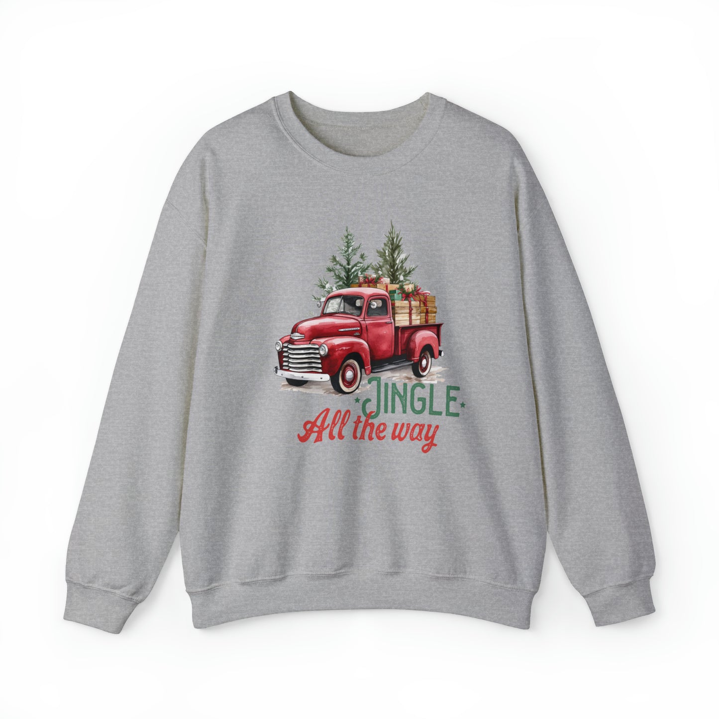 Jingle All The Way | Christmas Crewneck Sweatshirt
