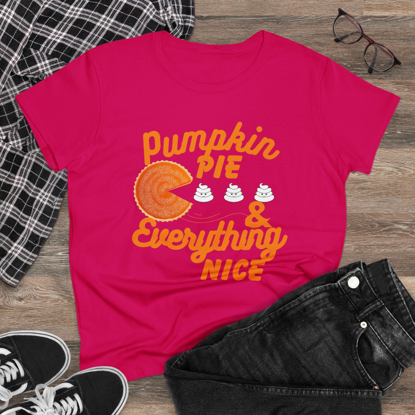Women's Pumpkin Spice & Everything Nice | Midweight Cotton Tee