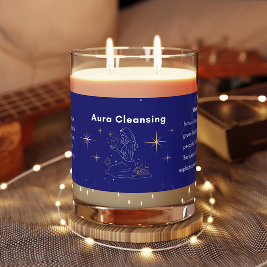 Aromatherapy | Aura Cleansing | Scented Candle - Full Glass, 11oz