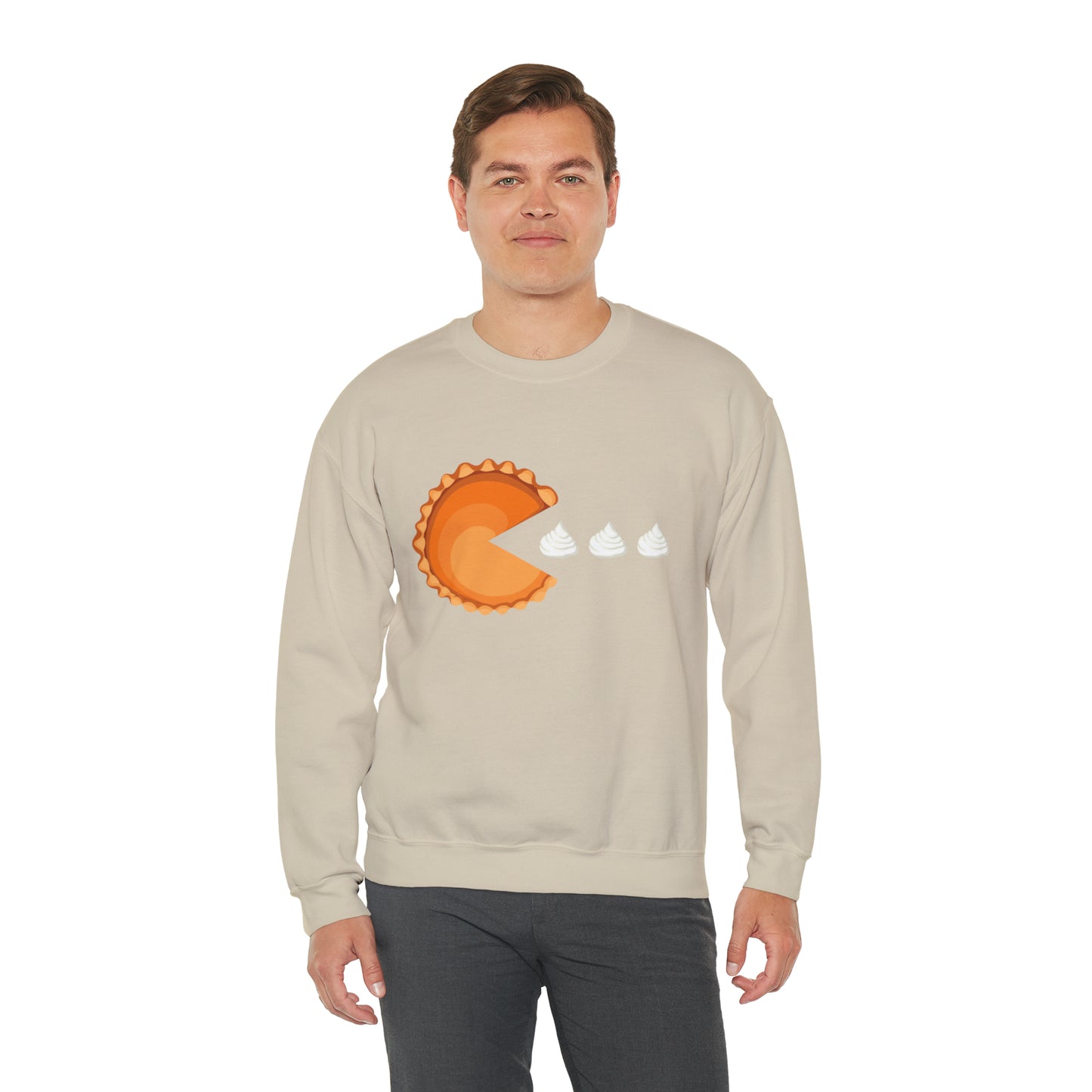 Here For The Pie| Crewneck Sweatshirt | Funny Men Fall Sweatshirt