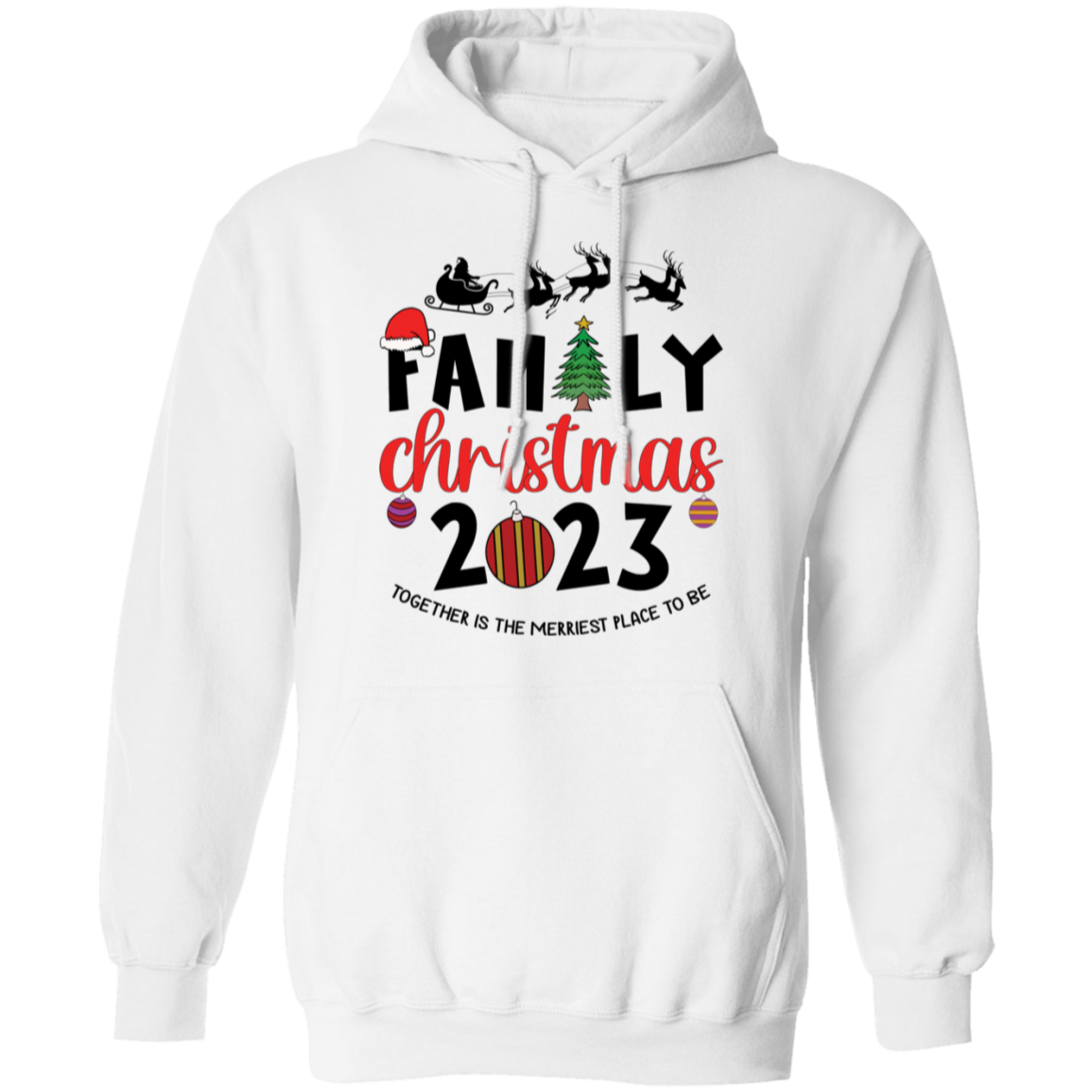 Family Christmas 2023 | Pullover Hoodie