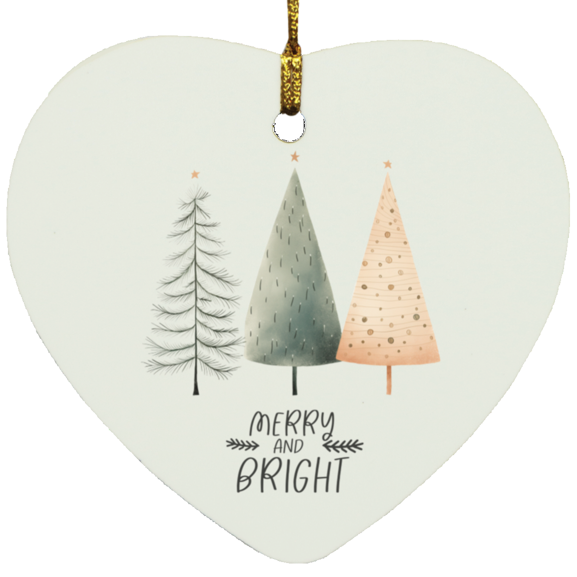 Merry & Bright | Heart Ornament