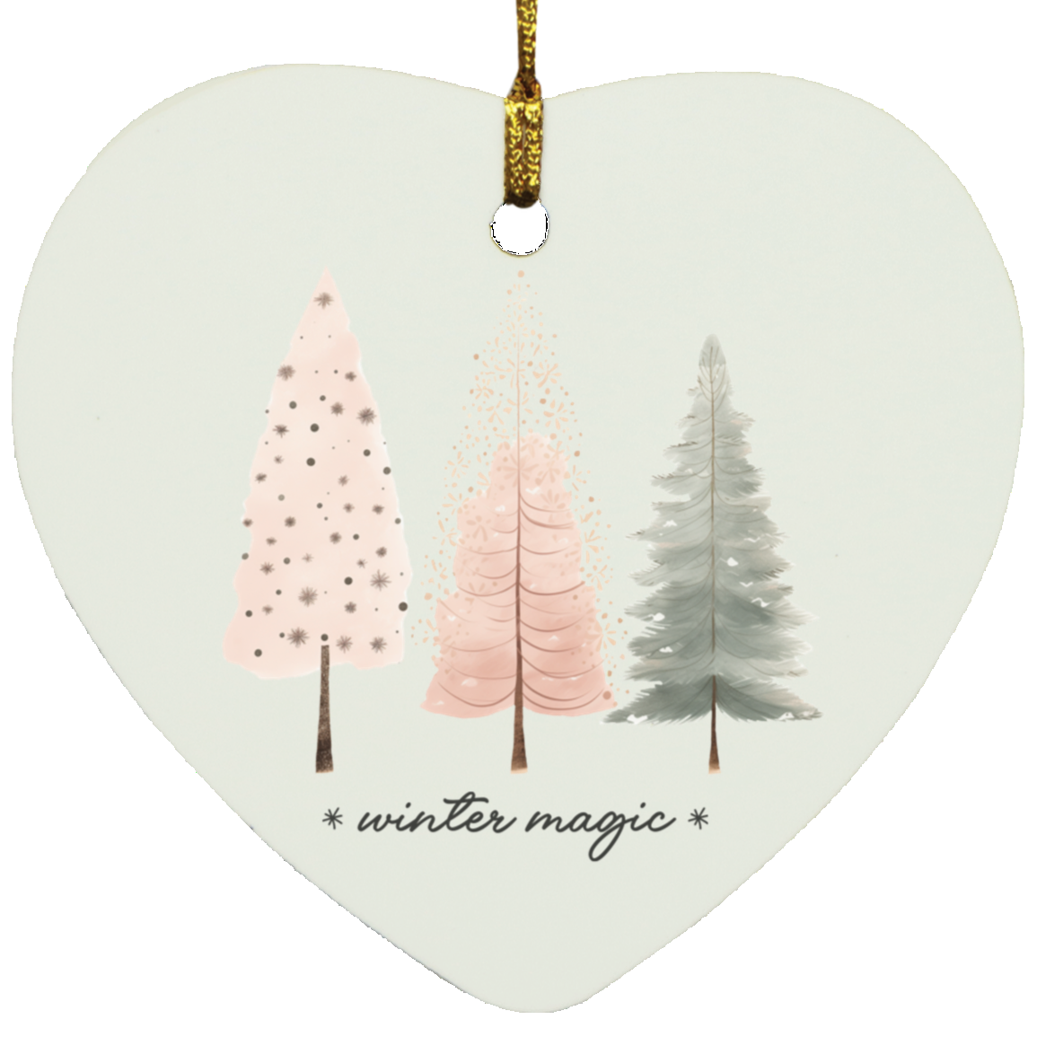 Winter Magic | Heart Ornament | Christmas Decoration