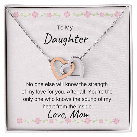 My Daughter | Interlocking Hearts Necklace