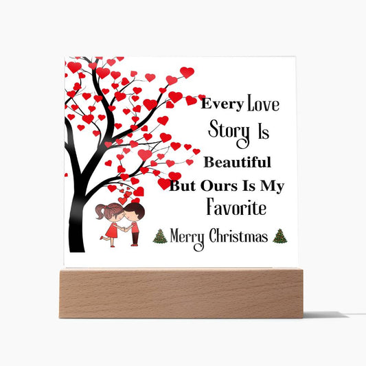 Every Love Story Is Beautiful | Acrylic Plaque